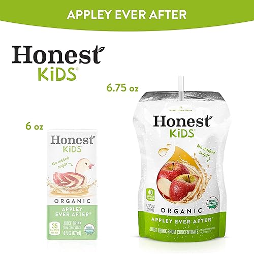 Miniatura 4 de Honest Kids Certificados Quencher de Frutas Orgánicas bolsas de 675 onzas Paquete de 32