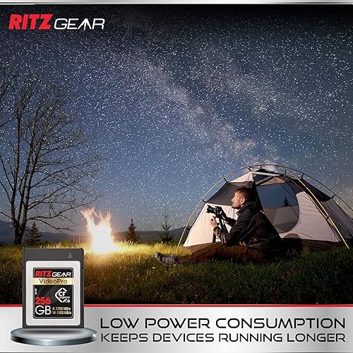 Miniatura 3 de Ritz Gear RG CFExpress Tipo B Tarjeta de 256 GB (1700/1100 R/W) + Tarjeta SD UHS-II 256 GB SDXC Tarjeta de memoria U3 V60 (R 265 mb/s 120 mb/s de