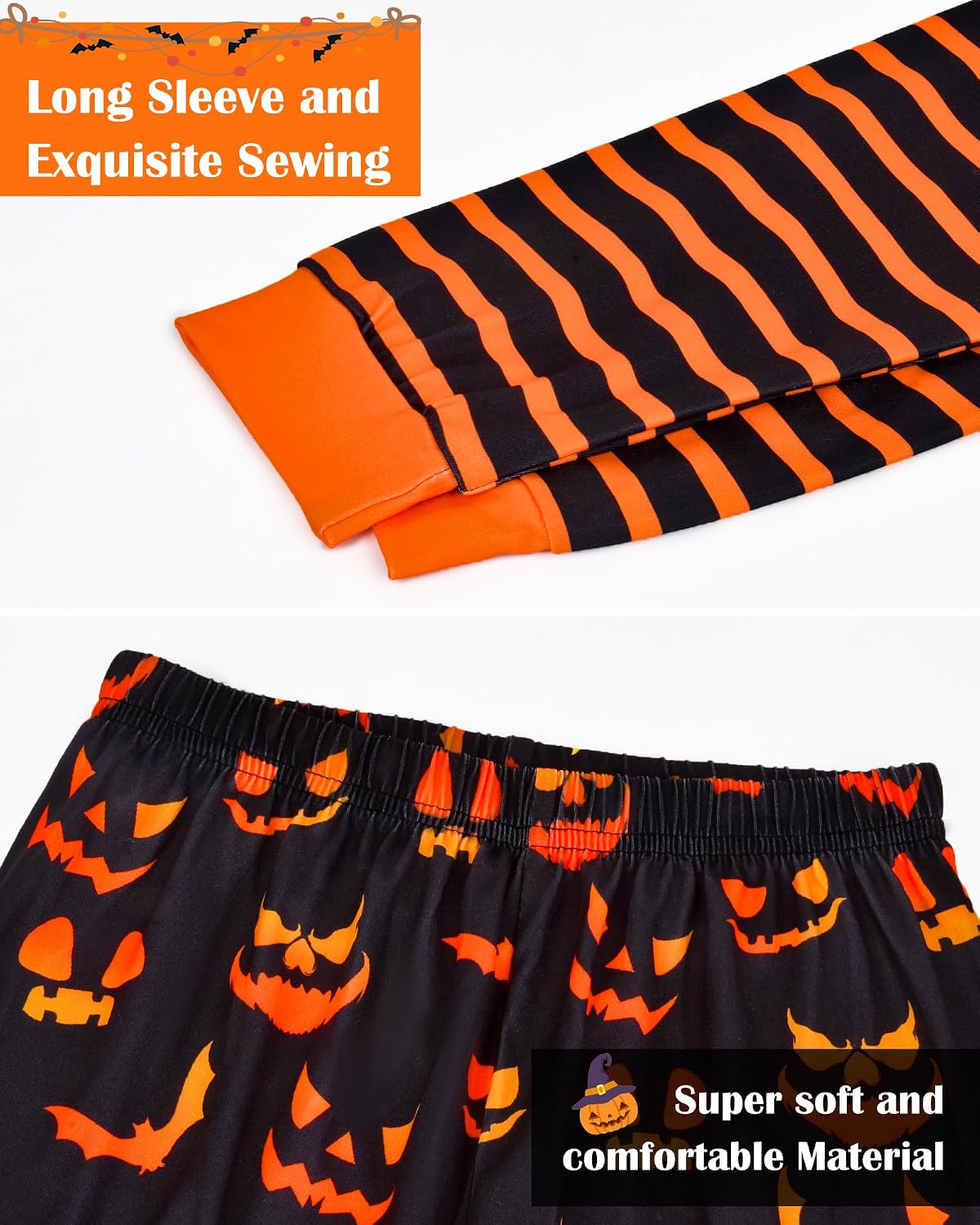 Fiodrimy Boys Pajamas 2 Pieces Pajama Set for Boy Long PJs Sleepwear Soft & Cute for Kids Jmmies Clothes 3-8 Years