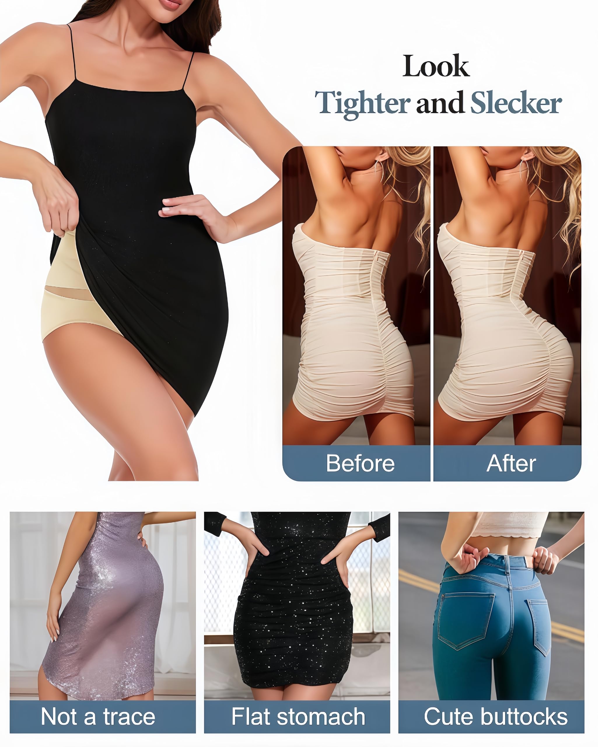 MEIION Bengka Culottes gainantes pour Femme, Taille Haute, Spécial Post Partum,Pantalon Gainant sans Coutures,et Sculptant en Ventre Plat Invisible Panty,Minceur ShapeInvisible,Respirable Confortable