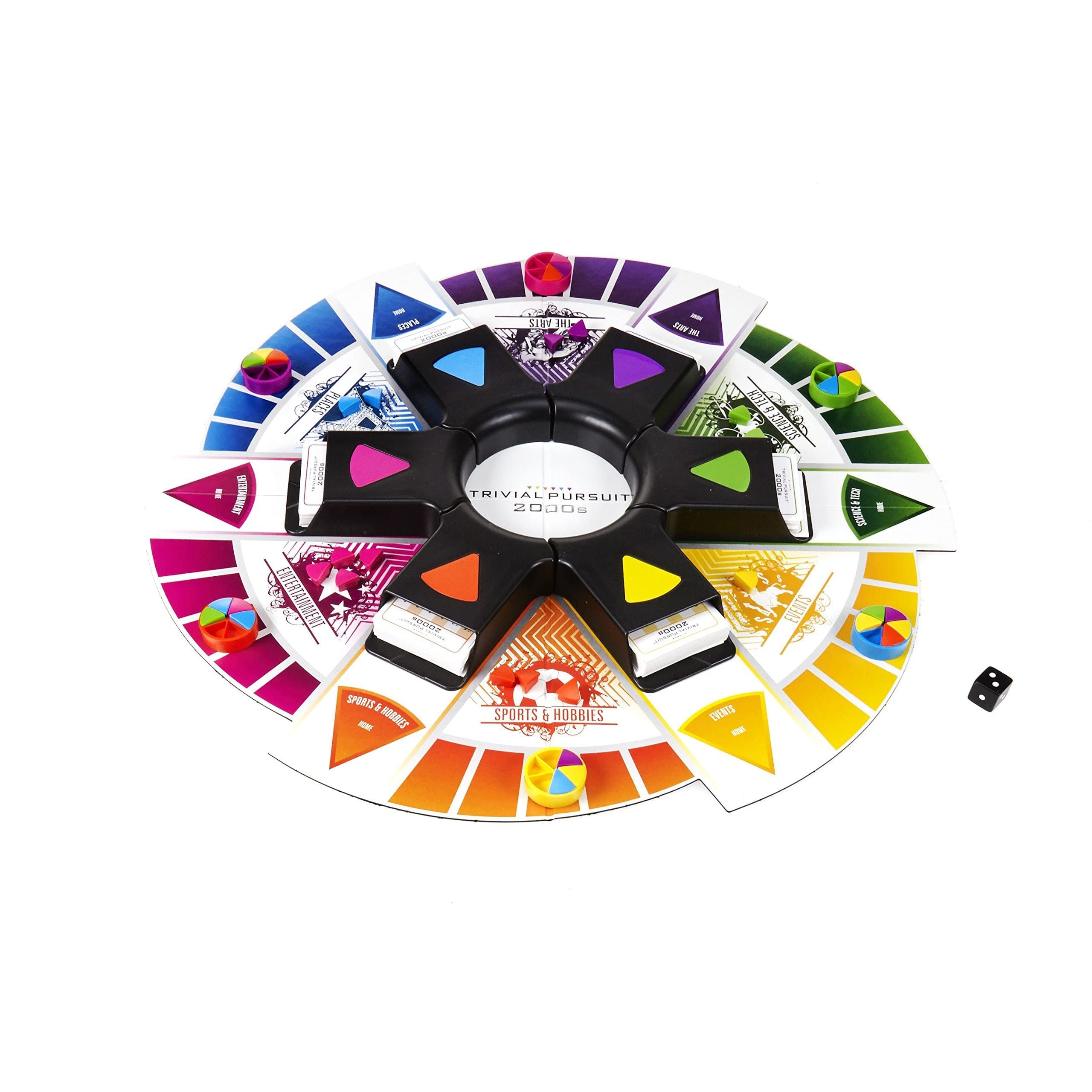 Hasbro Gaming Trivial Pursuit 2000er-Version Gesellschaftsspiel, Englische Version - Für 2 bis 6 Spieler, Ab 16 Jahren
