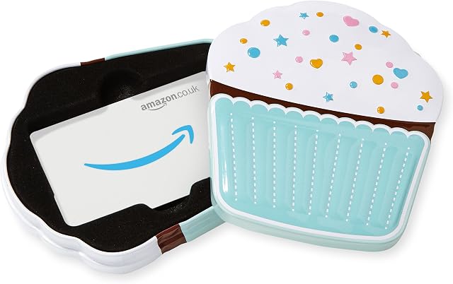 Amazon.co.uk Gift Card for Custom Amount in a Cupcake Tin - FREE One-Day Delivery