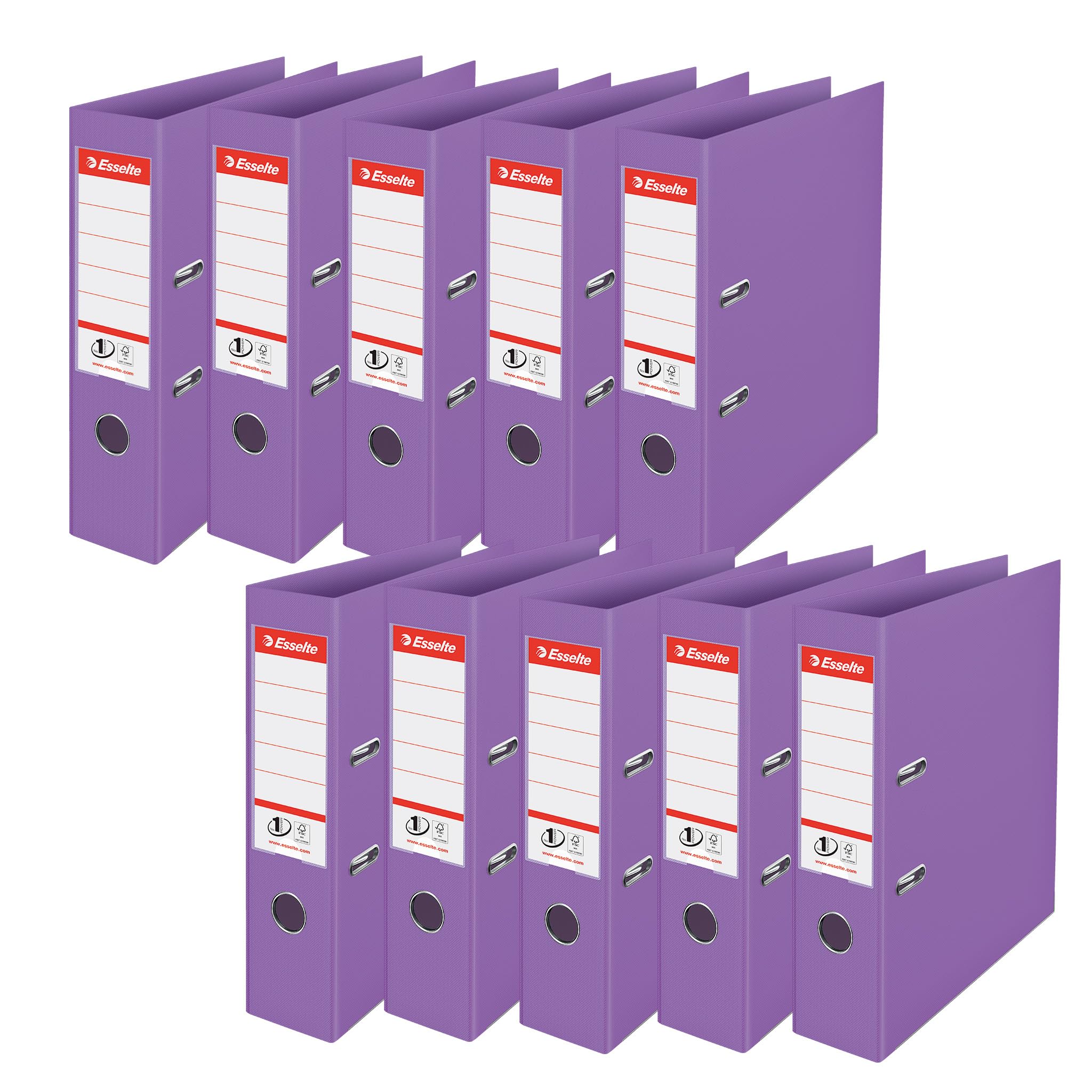Esselte No.1 Colour Breeze Lever Arch File PP - Outer carton of 10
