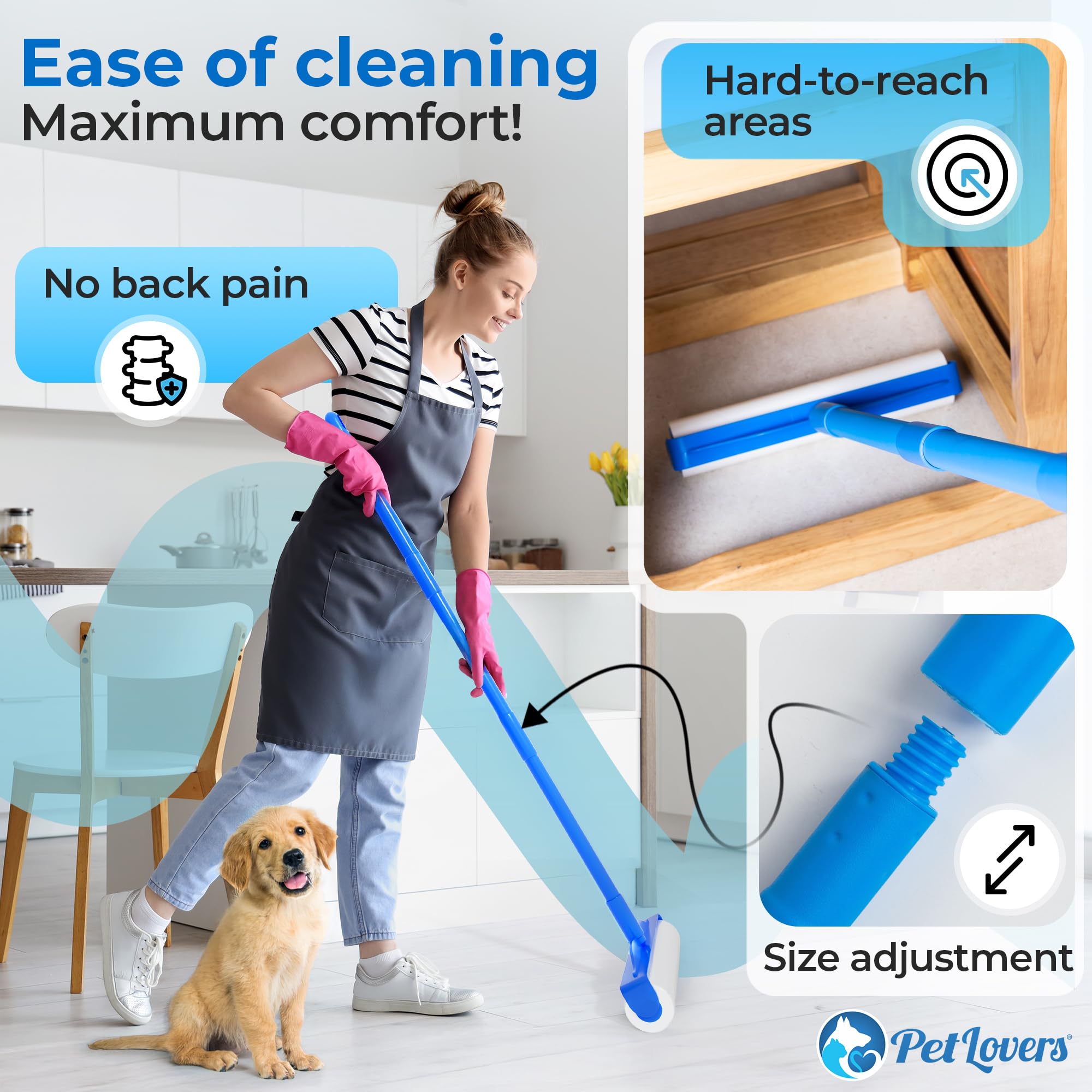 PetLovers Lint Roller - 4 Refills -5