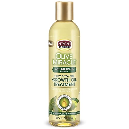African Pride Olive Miracle Growth Oil 237 ml/8 fl.oz