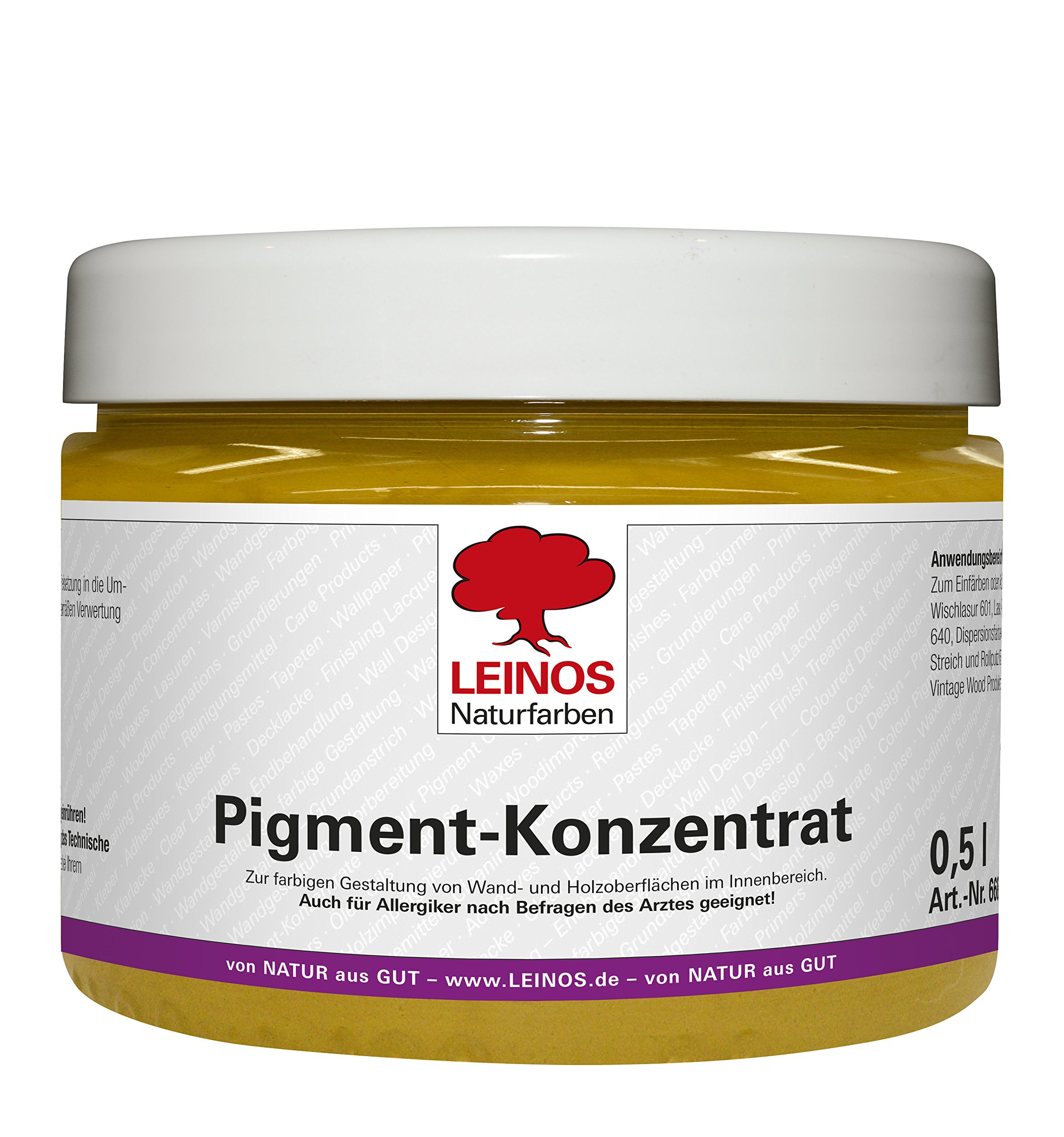 Leinos 668 Pigment-Konzentrat 309 Ocker-Gelb 500ml