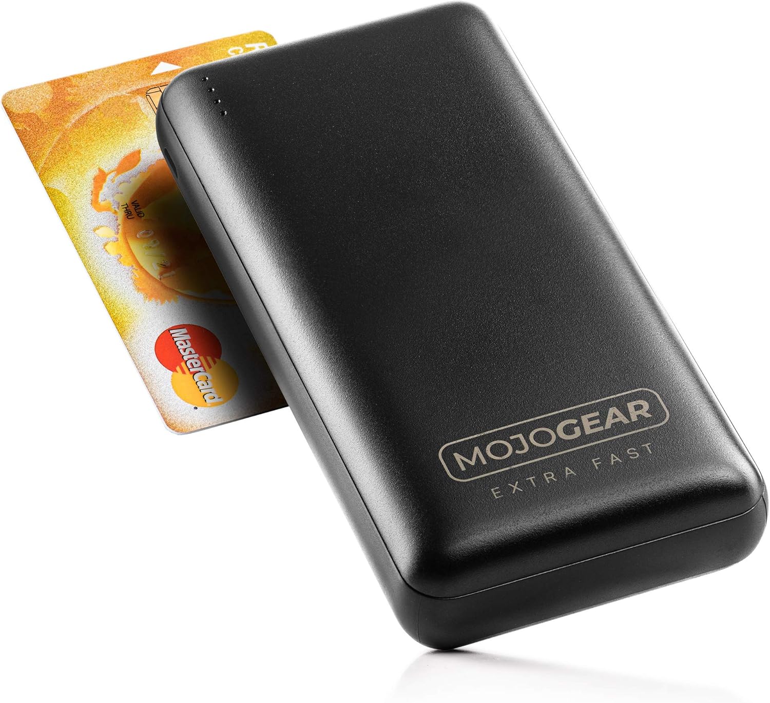 MOJOGEAR Mini XL 20,000 mAh Power Bank, front view