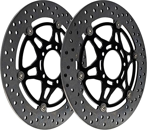 NICHE Juego de rotor de freno delantero para motocicleta Ducati 749 999 R S 49240751A 49240551A