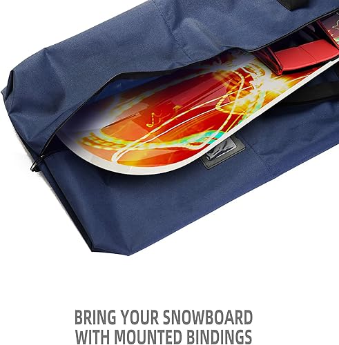 Miniatura 6 de TurnWay Bolsa de snowboard  Almacena y transporta snowboard de hasta 65.0in y extras  Impermeable - para hombres, mujeres y jóvenes