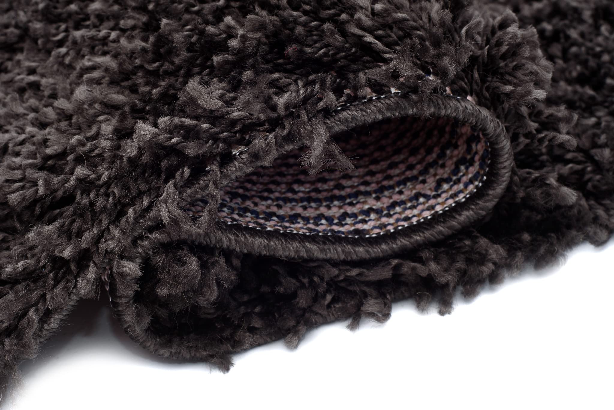 Tapiso Essence dywan Shaggy, wysokie runo, czarny, jednokolorowy, miękki, nowoczesny, prostokątny, do salonu, sypialni, Ökotex 240 x 330 cm