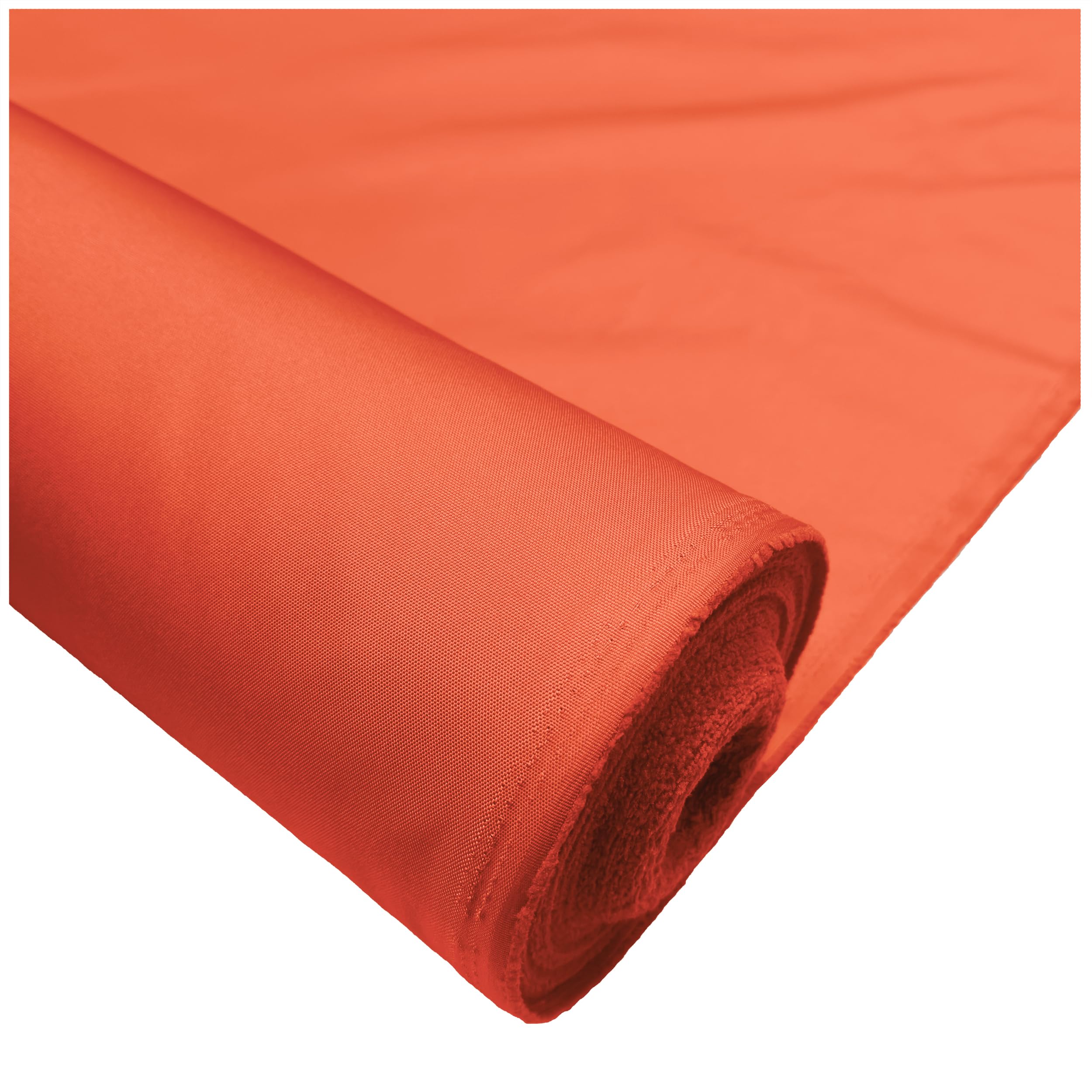 Orange Waterproof 500D Canvas Fabric Heavy Duty PU Coated Outdoor Material – Coated Treatment Suitable for Garden, Upholstery, Covers & DIY Projects 10 Metre Roll (1000cm x 148cm)