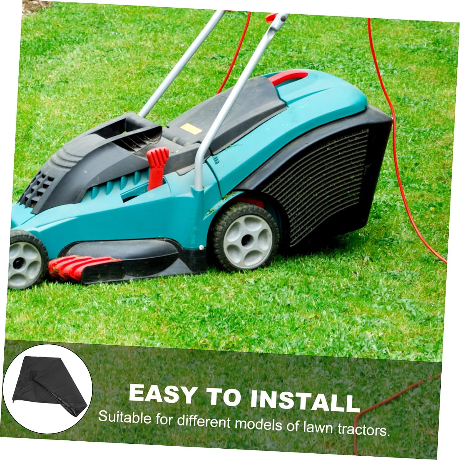 Oxford Cloth Lawn Tractor Leaf Bag Heavy Duty Weatherproof Garden Waste Collector for Riding Mowers Leak-resistant Closure Large Capacity for Efficient Leaf Collection