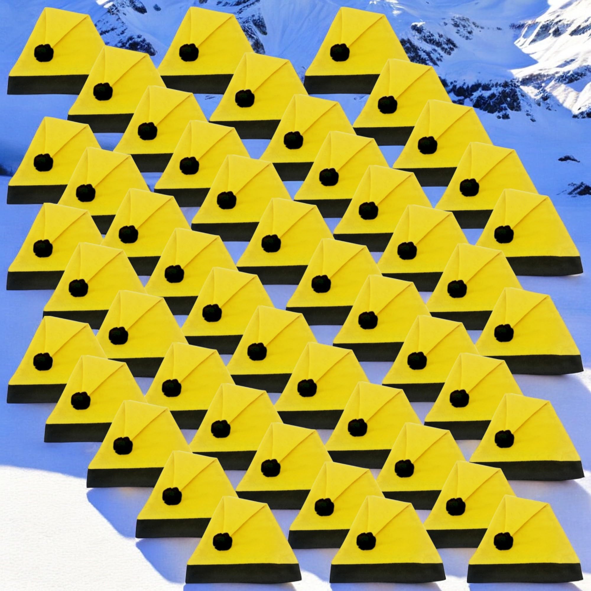 Ciffre Gran selección de gorros navidenos - mas de 200 variantes - rojo azul negro amarillo verde de Papa Noel 1, 2 3 5 10 20 100 200 500 - paquete de 10.000
