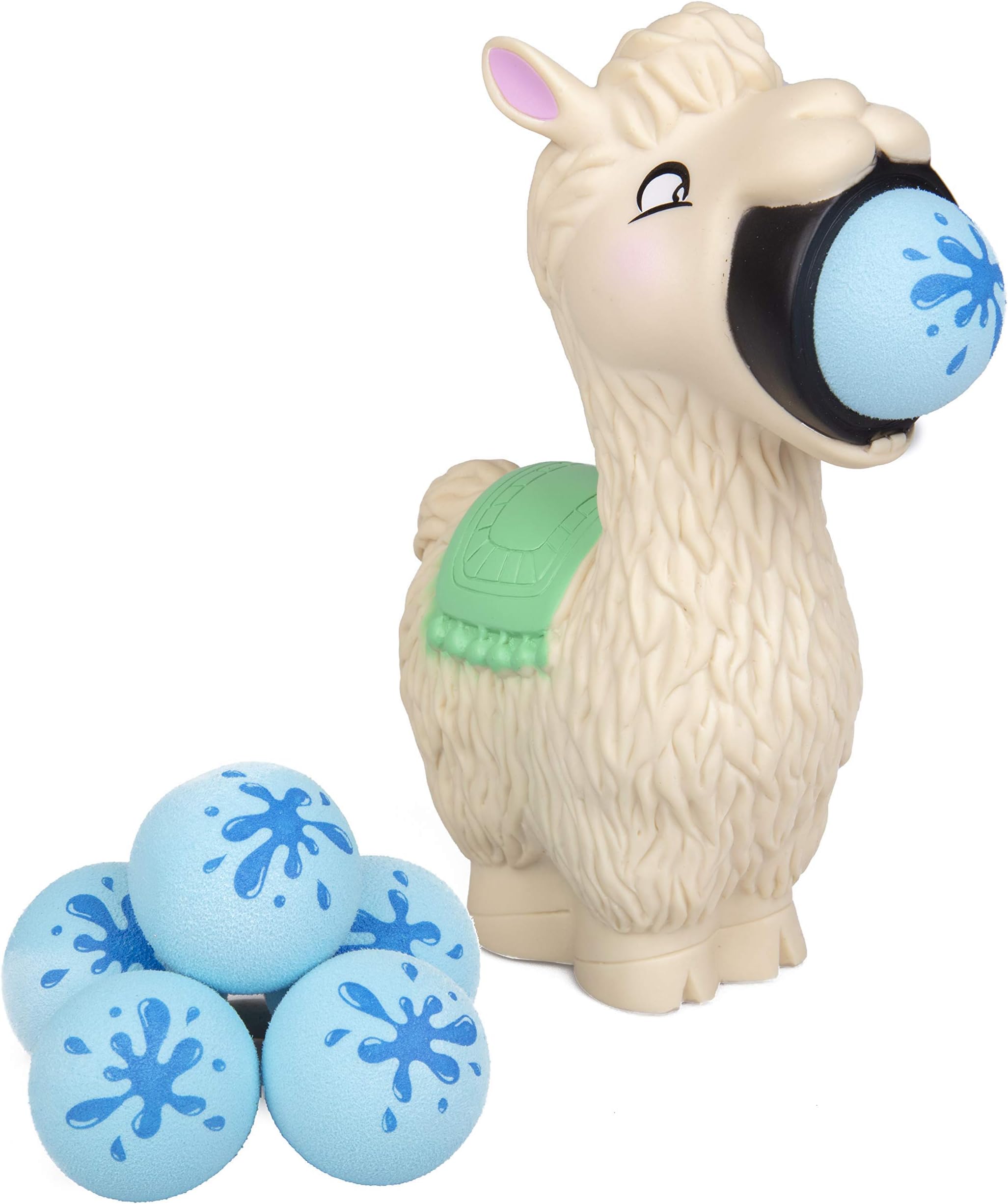 Hog Wild Llama Ball Popper Toy - Includes 4 Soft Foam Balls - Squeeze to Pop Air Powered Balls Up to 20 Feet - Launcher Safe for Indoor/Outdoor Play - Party Favor Gift for Kids, Girls, Boys Ages 5+