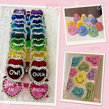 40000 Bedazzling Kit Rhinestones with 3 PCS Glues & Pen & Tweezers | 40 Colours Bedazzler Kit Gems for DIY Nails Clothes Shoes Decoration, Diamond Art Crafts