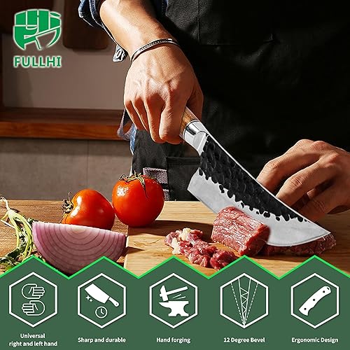 Miniatura 4 de FULLHI Juego de cuchillos de chef japoneses, juego de cuchillos de cocina de 89 piezas con funda para cuchillos y bolsa para cuchillos, cuchillo de