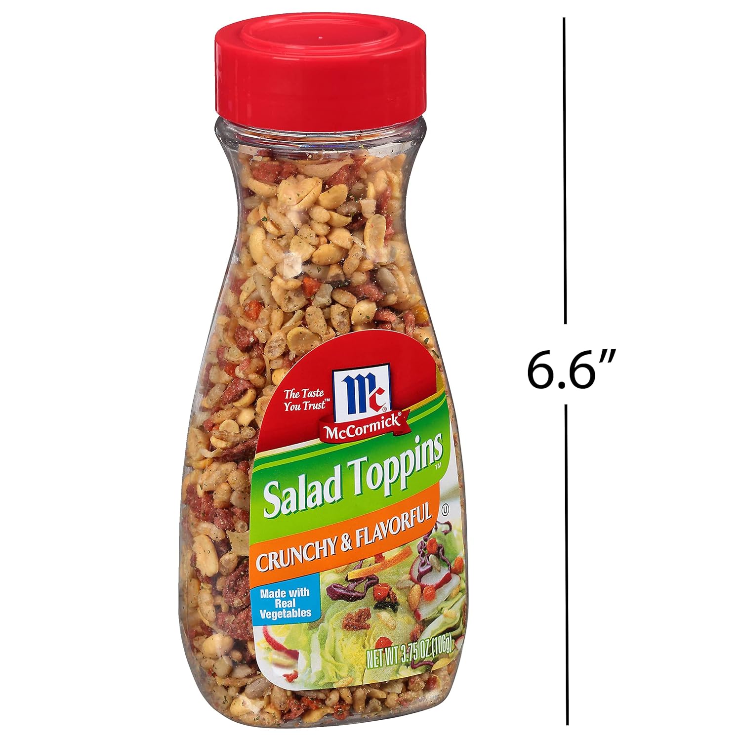 McCormick Salad Toppins, Crunchy & Flavorful, 3.75 oz (Pack of 5)