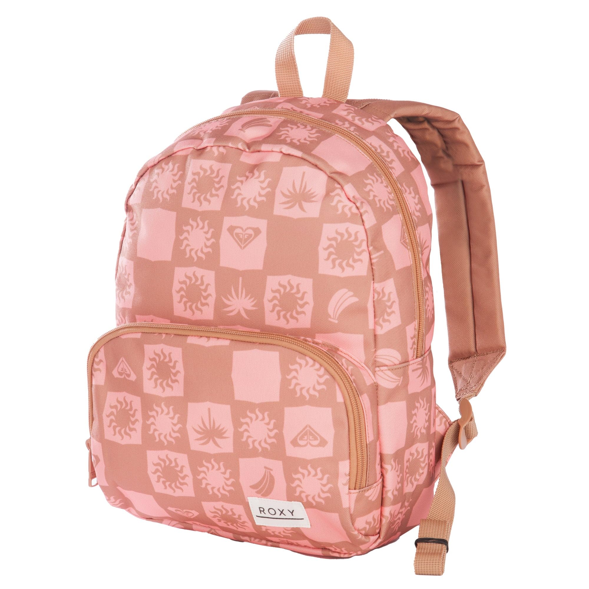 amazon roxy mini backpack Women's Always Core | Travel | Everyday Carry | Beach | Polyester | 8L Capacity - Anthracite Sunny Floral Swim combining sustainability with timeless style Small Backpack Roxy Canvas Backpack