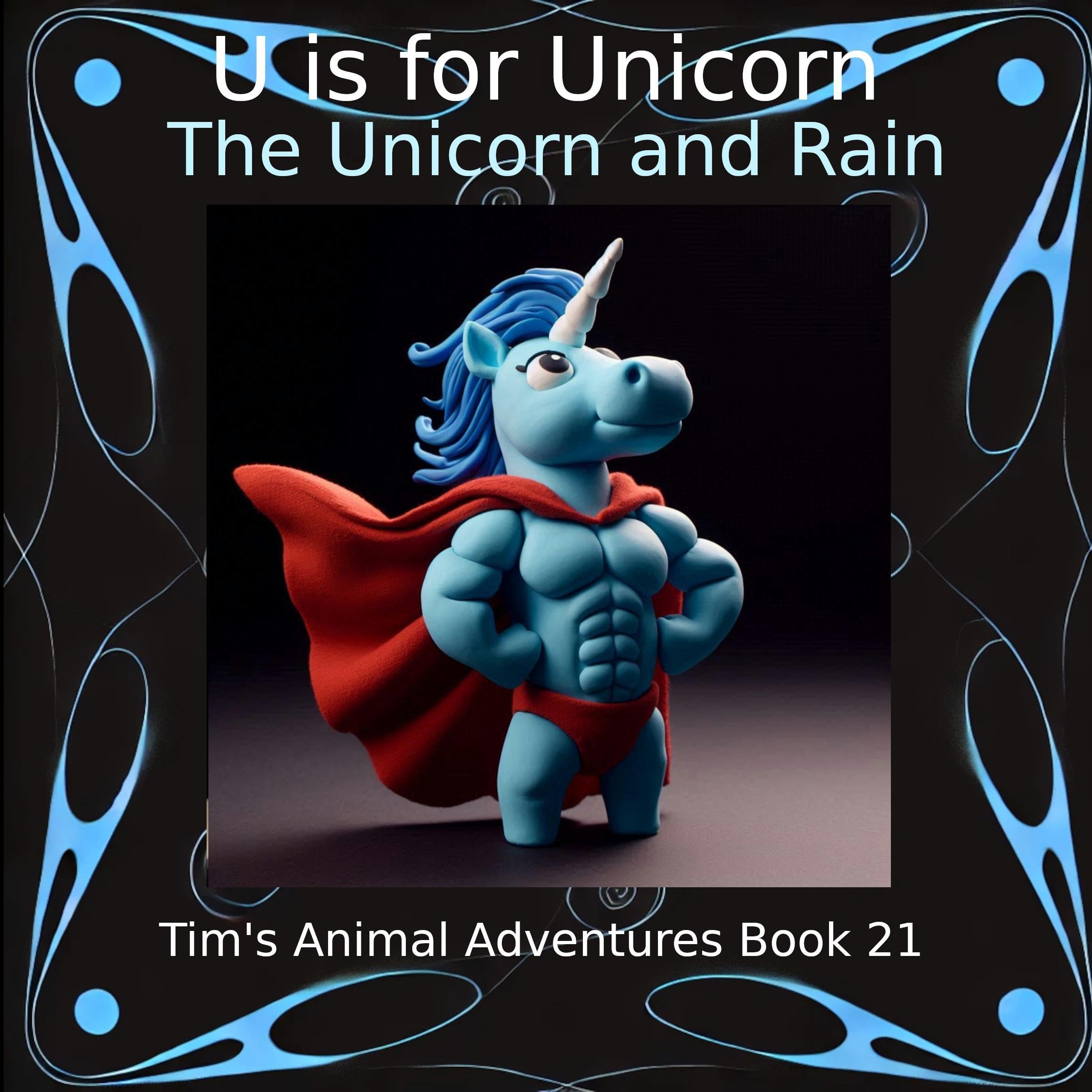 Cover art for U Is for Unicorn: The Unicorn and Rain