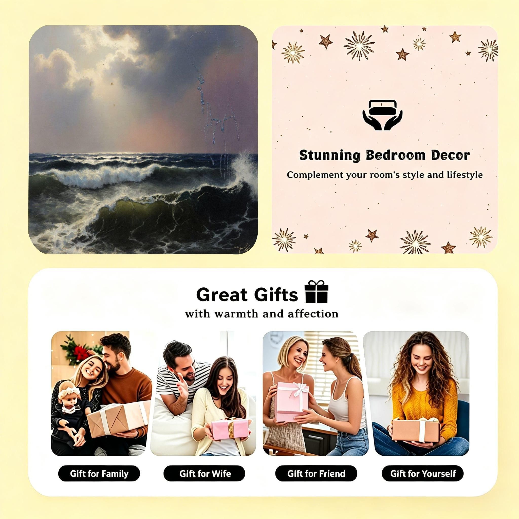 Edredón Cama 180, 240x260 cm, Olas Grises, DQ264