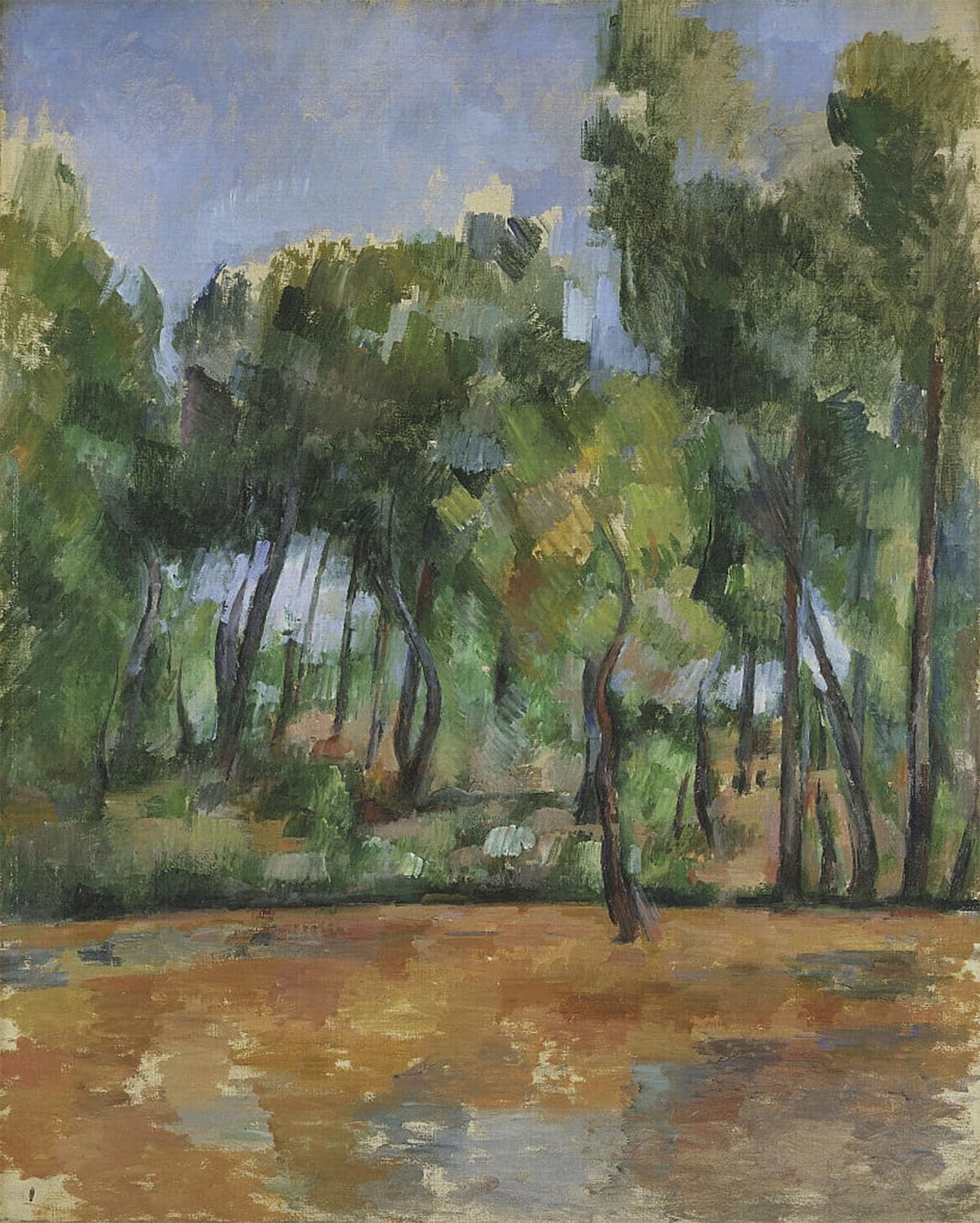 SERENDIPITP Retro Picture Poster Wall Art Pictures Painting Povencal Landscape by Paul Cézanne Wall Art Canvas Print for Wall Decor 60x90cm