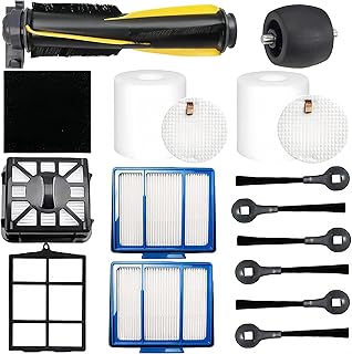 Replacement Parts Accessories for Shark IQ Series R101AE (RV1001AE) R101 (RV1001) RV1001AEC filterAV970 AV993 AV992 Vacuum Cleaners Roller Brush Side Brush HEPA Filters Foam Felt Filter Wheel