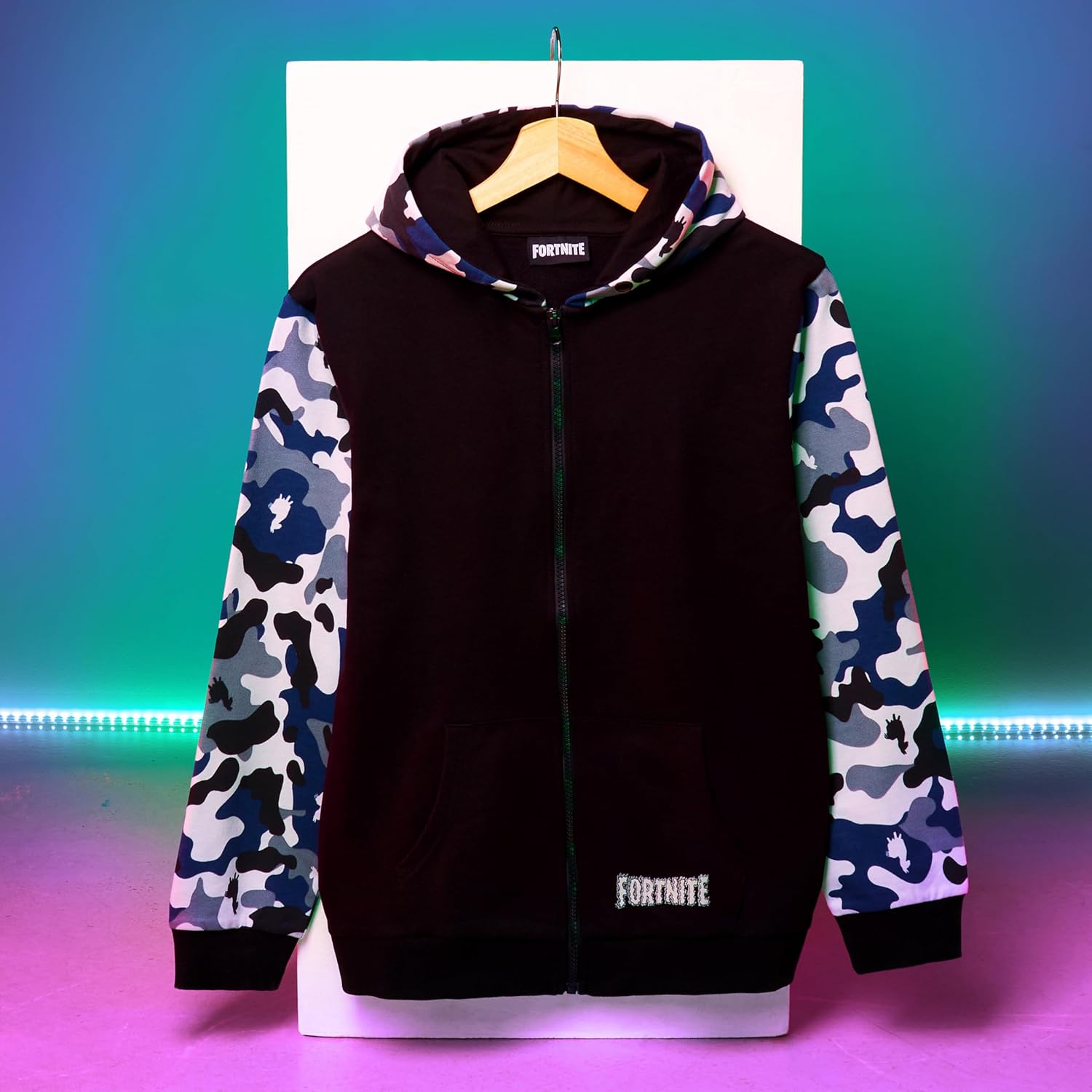 Fortnite Hoodies for Boys Teens Hooded Pullover Zip Up Sweatshirt Youth Hoodie - Image 2