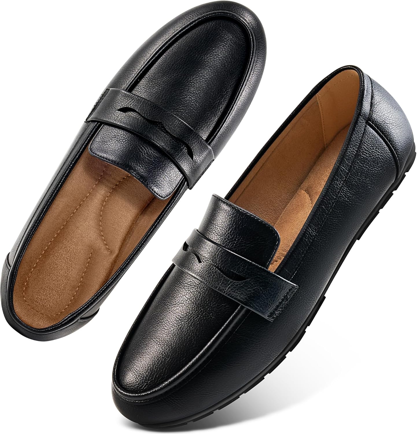 Ecetana Women Loafers - Comfortable Casual Slip-ons