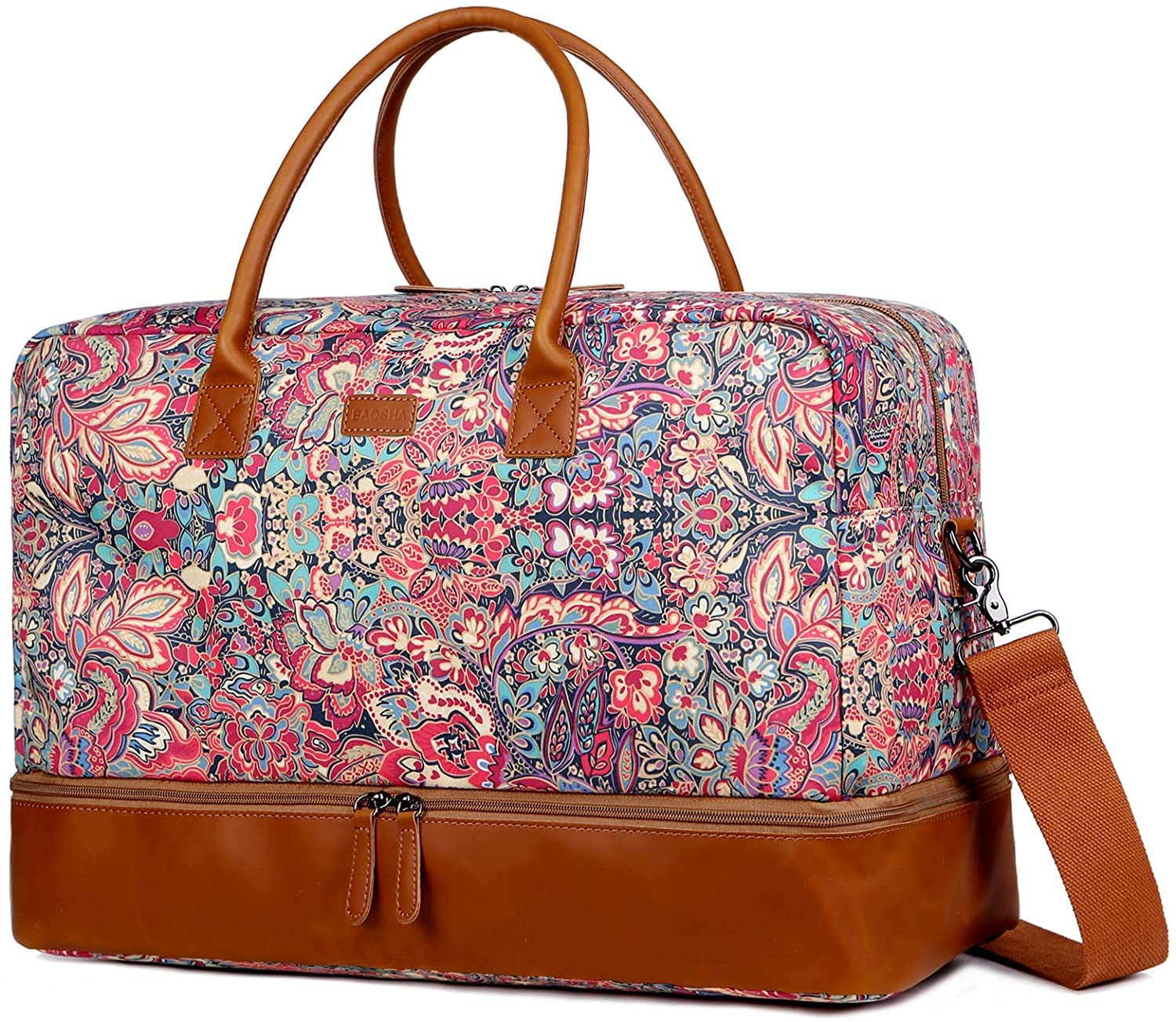 Travel Duffel torba podróżna, bagaż podręczny, torba weekendowa z kieszenią na buty dla kobiet, HB-10, Hs, Carry-On Luggage