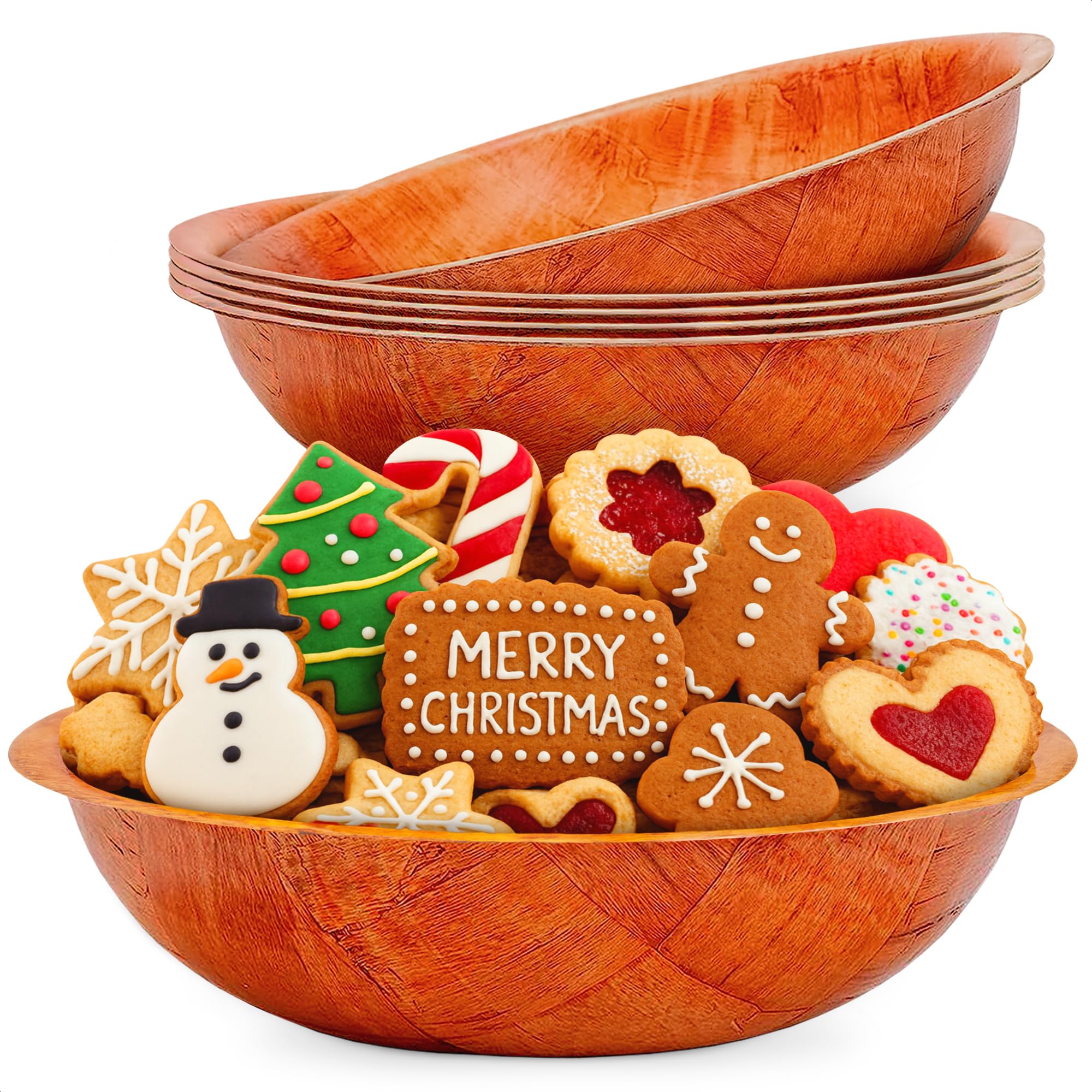 Saladier En Bois, Bol à Fruits En Bois, Bol De Service Pour Salade, Fruits, Dessert, Gâteau, 20 Cm