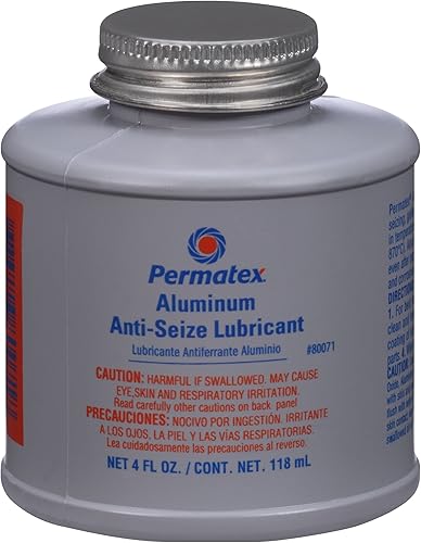 Permatex 80071 lubricante antiagarrotamiento con cepillo, 4 onzas de Permatex