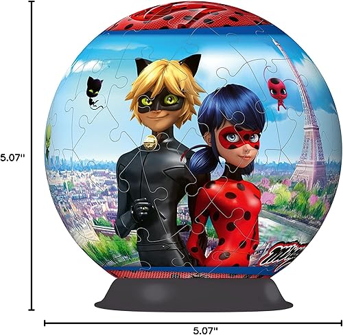 Miniatura 4 de Ravensburger Miraculous Tales of Ladybug & Cat Noir - Rompecabezas 3D para niños de 6 años en adelante, 72 piezas, no requiere pegamento