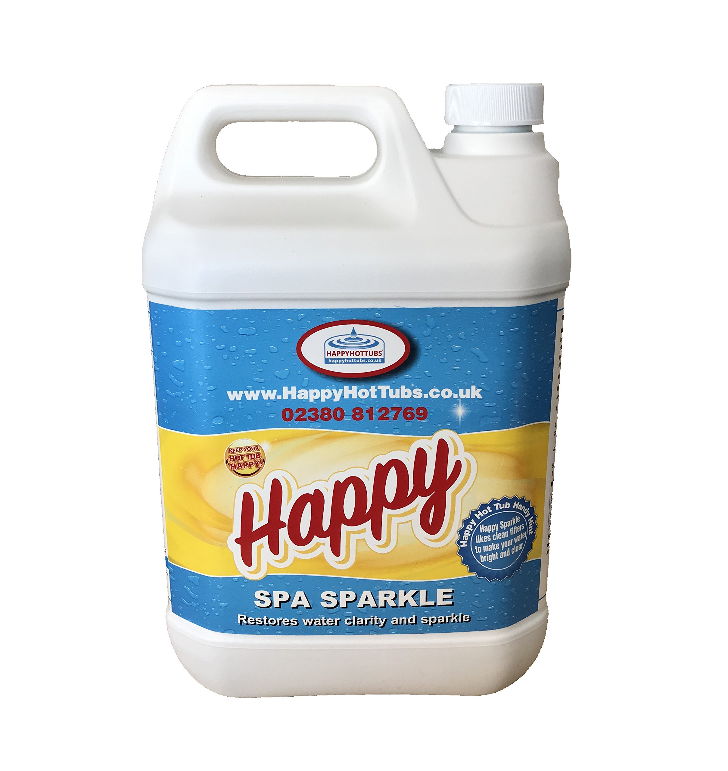Happy Hot Tubs Spa Sparkle Clarifier 5 Litres Spas Tub CLEAR WATER FLOC