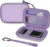 Vista 9 de Funda protectora rígida para Freestyle Libre 3 2 / Libre Reader, ligera, a prueba de golpes, funda de transporte para diabéticos con clip y asa Negro