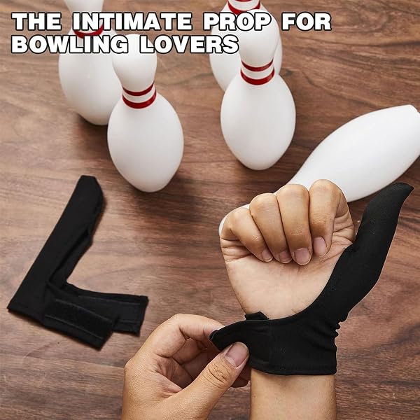 Hayaww Gants De Bowling Doigts De Bowling Gant De Protection Gants Bowlings Pouce Réglable Économiseur De Pouce De Gant Protection Élastique pour Convient Doigt Droite Gauche - 5