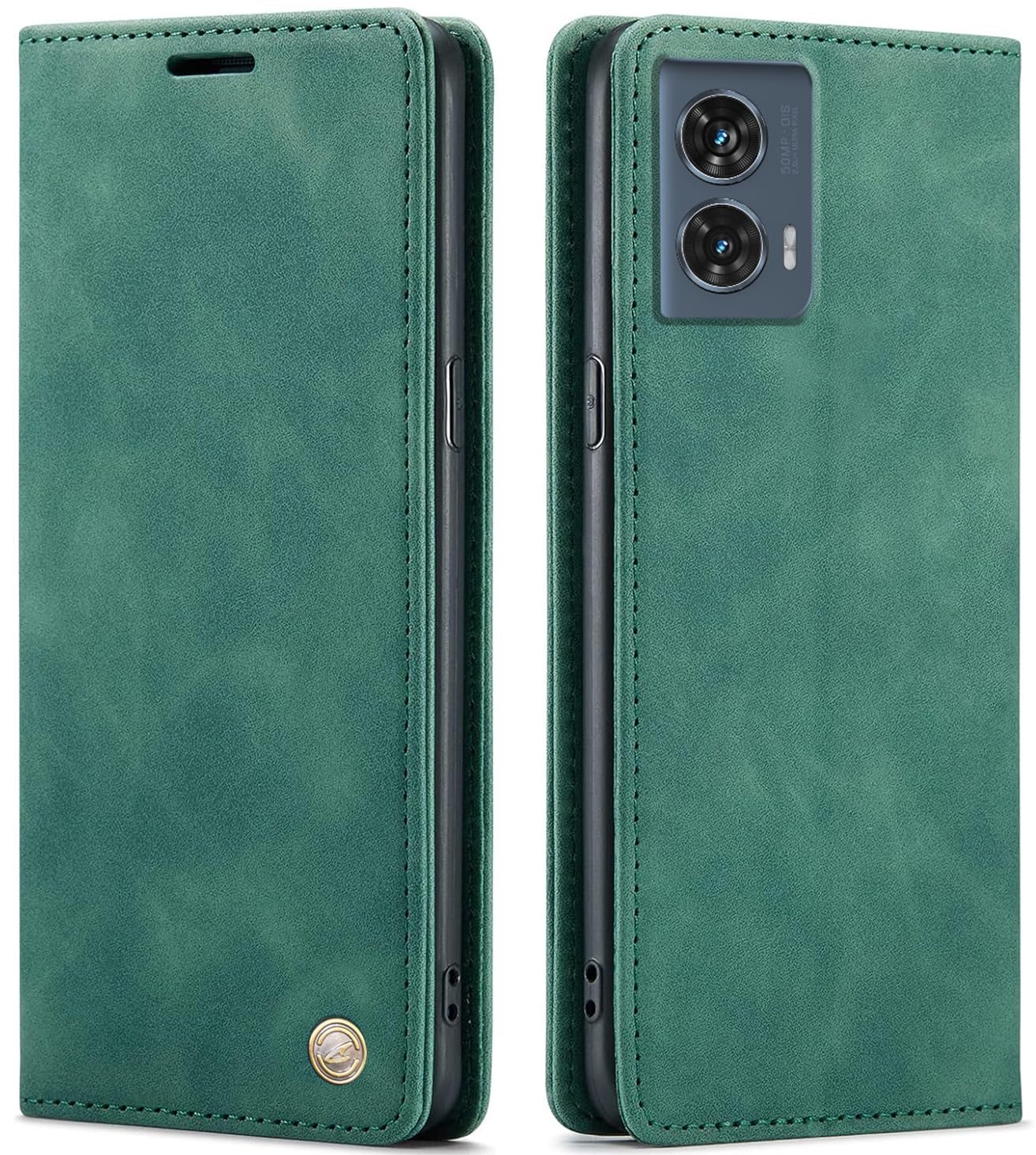 ClickCase for Motorola Edge 50 Fusion Sheepskin Series Faux Leather Wallet Flip Case with Video Stand & Magnetic Closure Lightweight Flip Cover for Motorola Edge 50 Fusion (Green) (B0D8L8Y16G) Amazon Price History, Amazon Price Tracker
