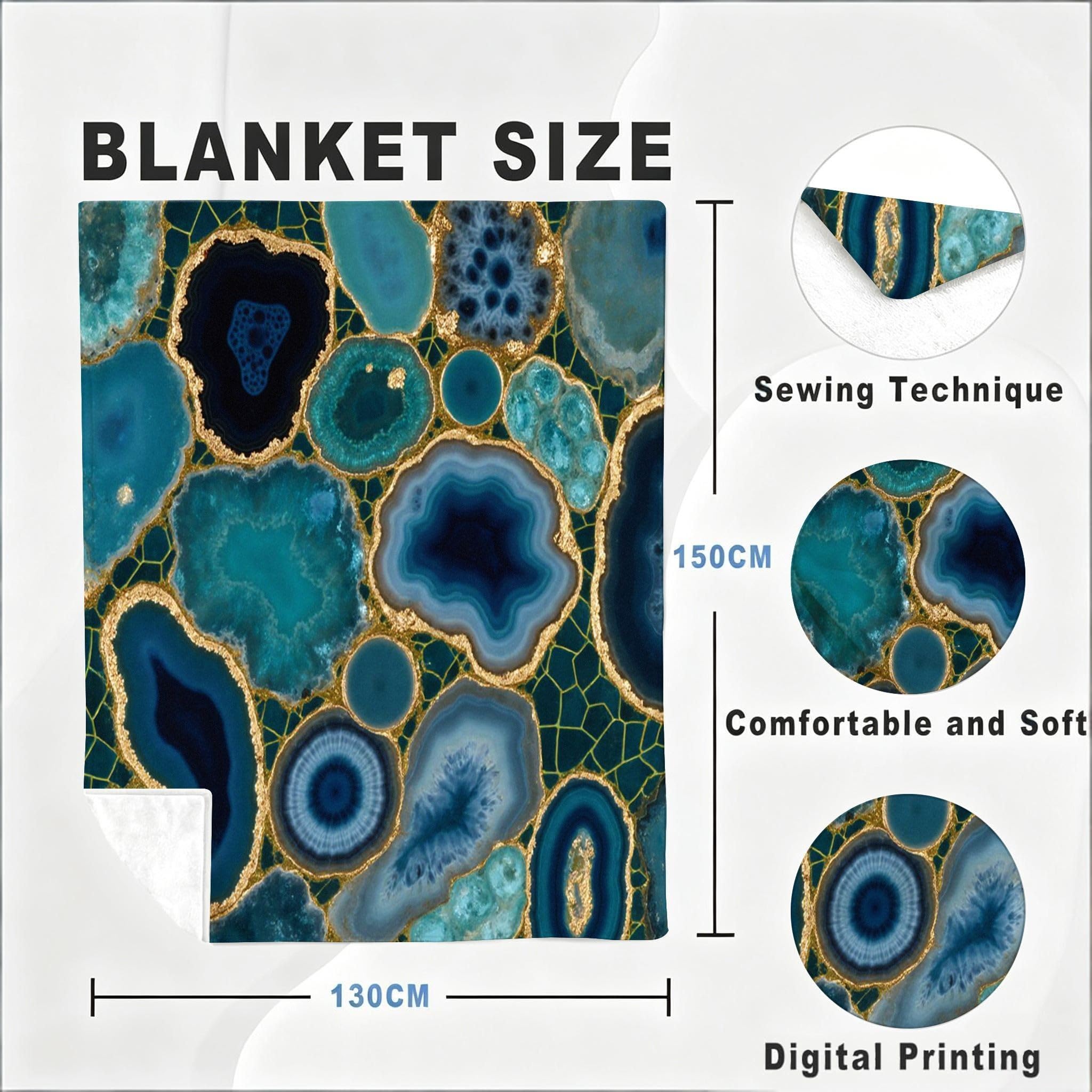 Coperta Pile Matrimoniale 240x260 cm Quadro Verde, Coperta XXL Super Morbida Multiuso Come Copriletto o Plaid da Salotto, Calda e Leggera, Protezione dal Freddo, AW7194