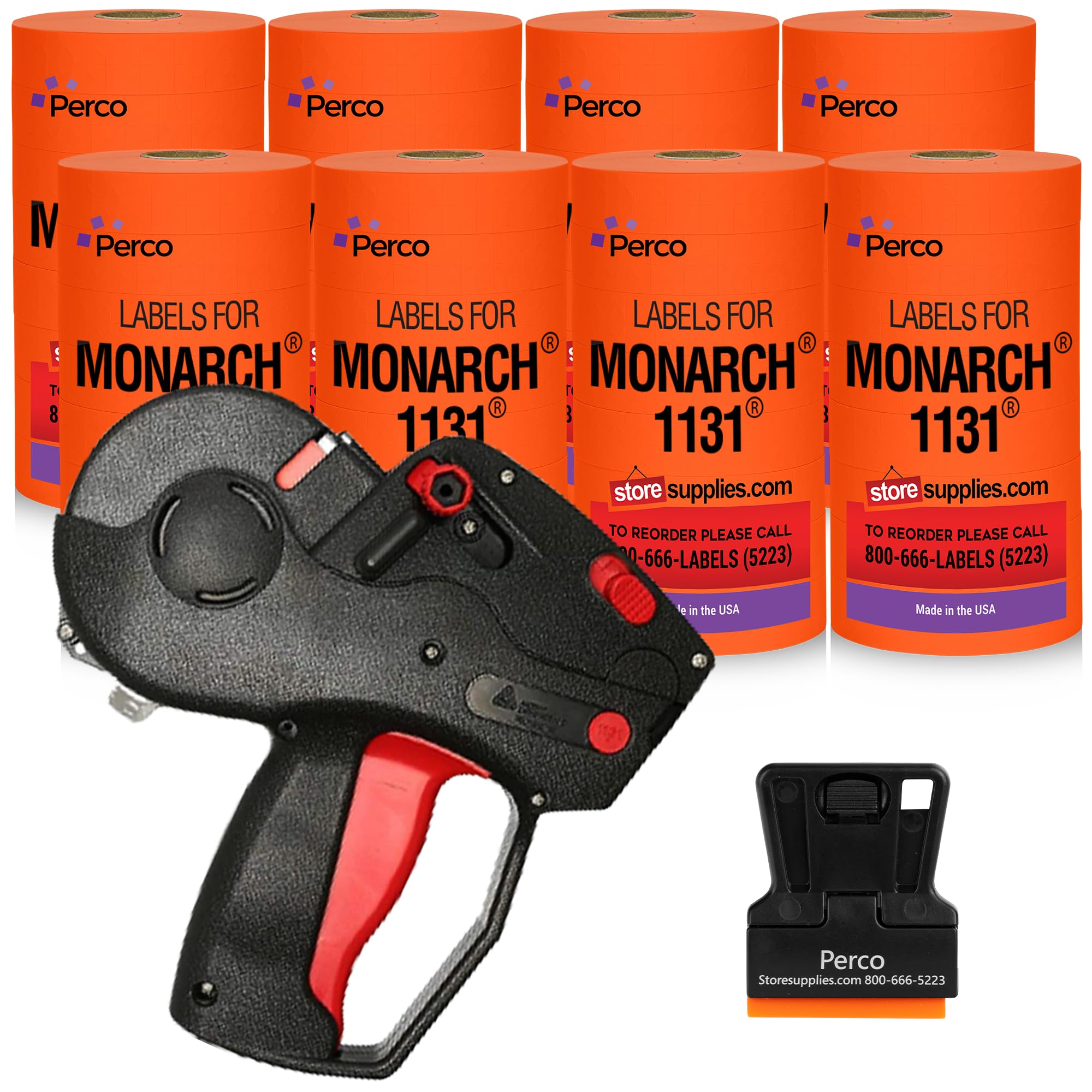 Prezzo etichette per Monarch 1131 Pricing Gun 1131 White - 8 sleeve case
