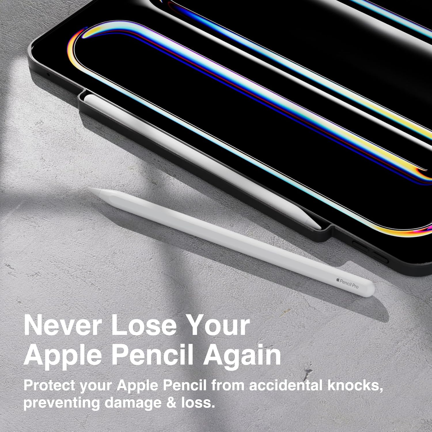 SWITCHEASY CoverBuddy for 2024 iPad Pro 13" M4 - Magic Keyboard Compatible Case for iPad Pro (M4), Enhanced Thickness & Heat Dissipation [Keyboard Not Included] - White (Leather)