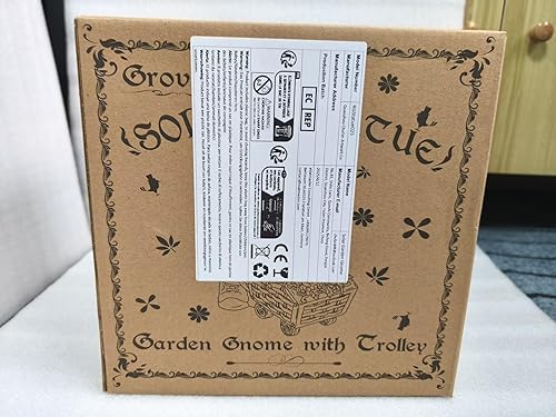 Miniatura 8 de Grovind Gnomos de jardín para decoración al aire libre, gnomos solares, estatuas de jardín, decoración de gnomo de jardín que sostiene orbe mágico