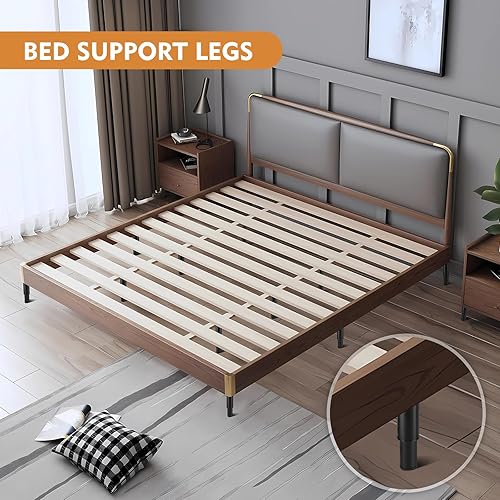 Miniatura 4 de 4 patas ajustables de metal para muebles, de 5.9 a 10.6 pulgadas, patas de soporte de repuesto de altura ajustable, patas de gabinete de sofá para