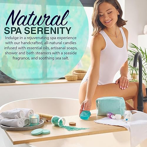 Miniatura 3 de 11 Pcs Spa Gift Basket for Women – Luxury Bath Set with Shower Steamers, Water Tumbler, Fuzzy Socks & More – Relaxing Pamper Kit for Birthday
