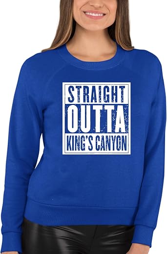 Go All Out Adult Straight Outta King's Canyon Sweatshirt Crewneck