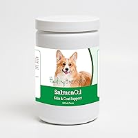 Vista 245 de Healthy Breeds Golden Retriever - Aceite de salmón masticable suave, 90