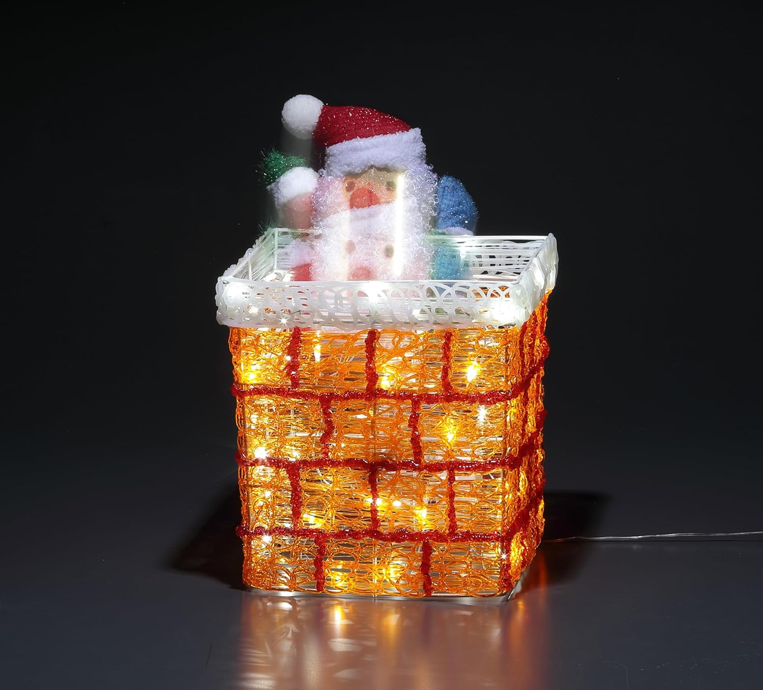 LEDムービングクリスタル 煙突サンタ WG-24312SA サンタクロース