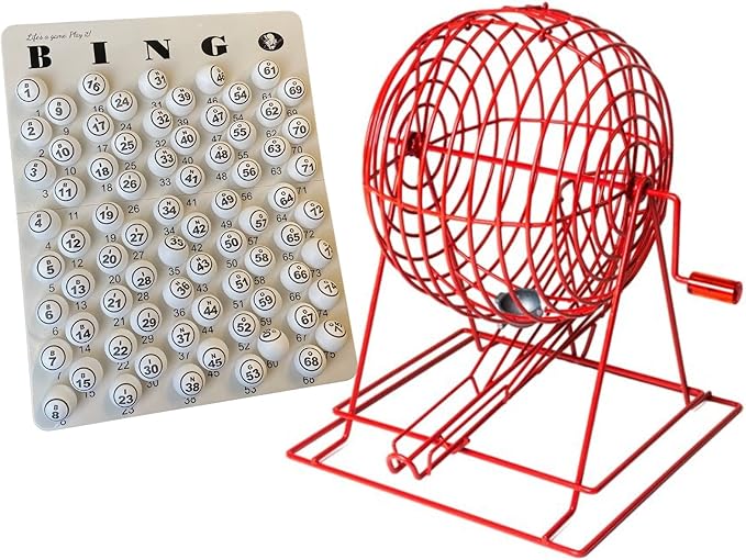 MR CHIPS Professional Bingo Game Set with Extra Large