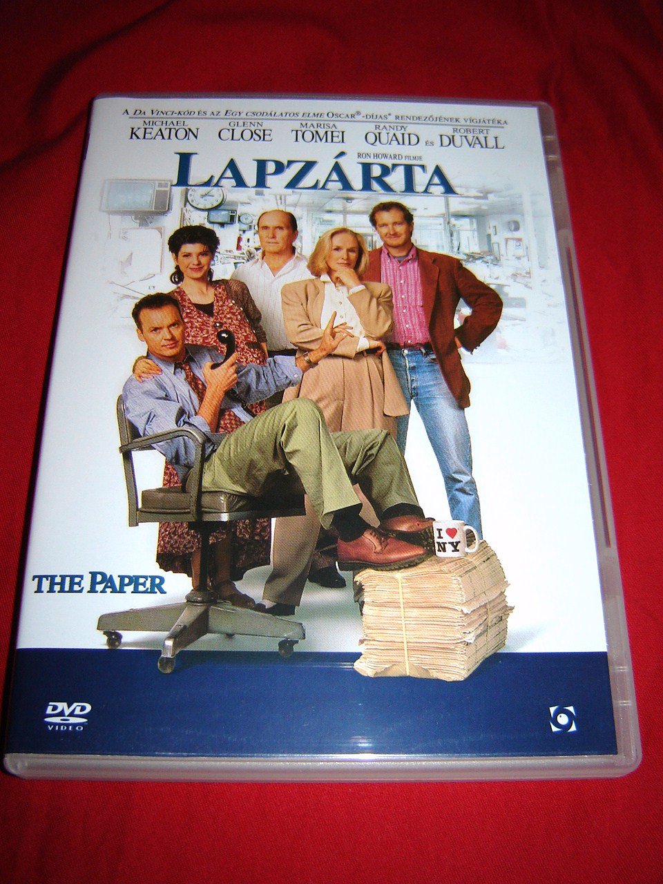 The Paper (1994) / Lapzarta Michael Keaton, Glenn Close, Marisa Tomei, Randy Quaid