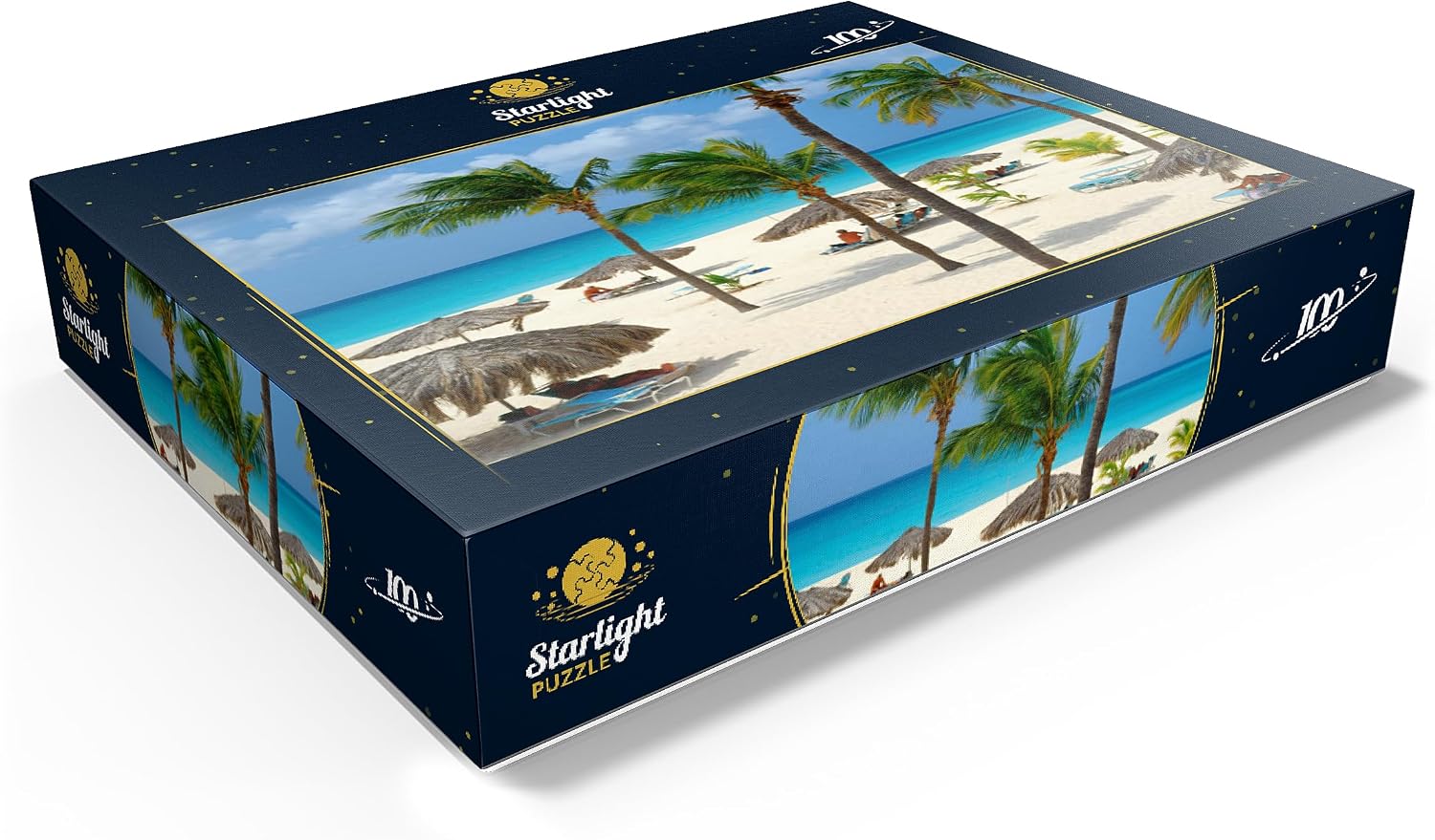 MyPuzzle Eagle Beach, Aruba, Leeward Islands, Caribbean - Premium 100 Piece Jigsaw Puzzle for Adults