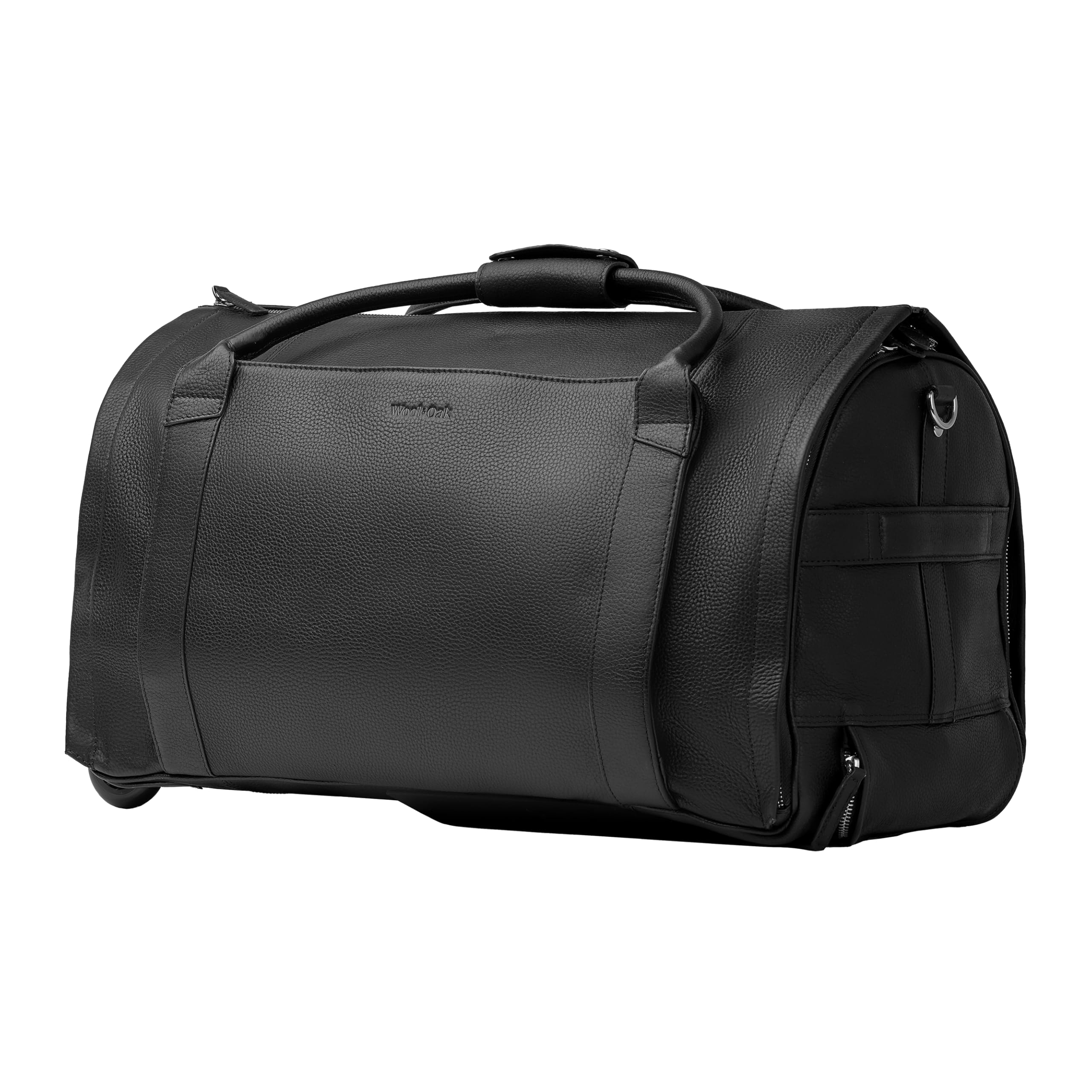 Wool Oak - NOVA Large Duffle Bag with Wheels - Carry On Garment Duffle Bags for Travel Overnight