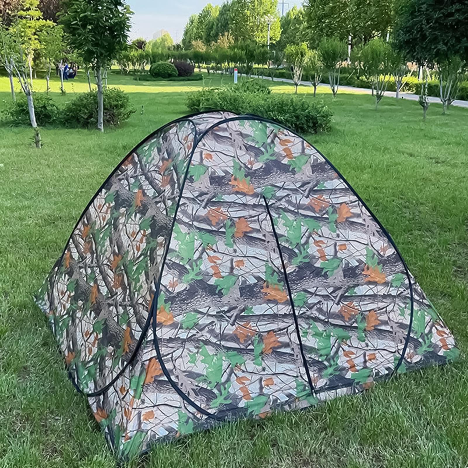 Namiot campingowy - Samorozkładający się Parasol Anty-UV - Namiot outdoorowy z kamuflażem,Sport, outdoor, plaża, rodzina, piknik, wędrówki, wędkarstwo, podróże,